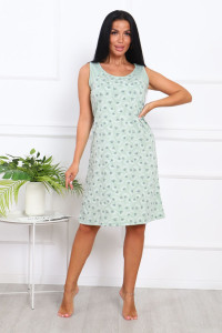 Сорочка женская 01012 кулирка (последний размер) хаки 58