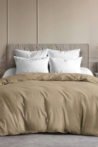 Пододеяльник классический поплин "Кофе с молоком" 603 (последний размер) 175х215