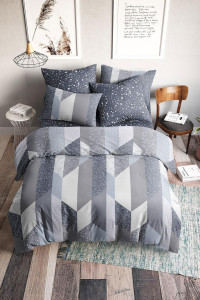 Постельное белье поплин стандарт "Флорида" 70508-1+70509-1 (последнний размер) Евро