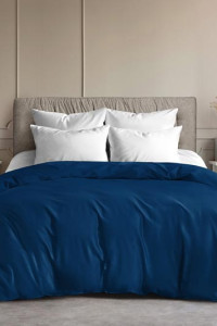 Пододеяльник классический поплин "Синий" 809 (последний размер) 240х215