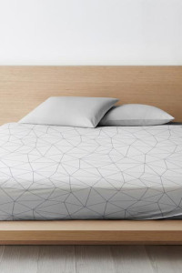 Простыня классическая поплин "Грань" 7353-1 (последний размер) 215х200