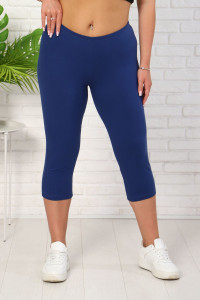 Бриджи женские 927-5 кулирка с лайкрой (последний размер) василек 56