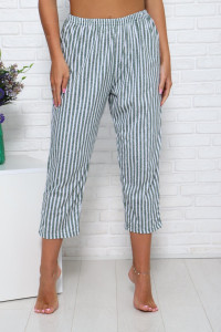 Бриджи женские 00901 кулирка (последний размер) зеленый 58