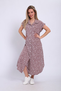 Платье женское П1342.3 штапель (последний размер) 60-62