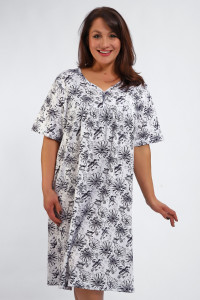 Сорочка женская №88126 кулирка (р-ры: 56-68) темно-синий