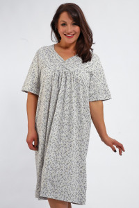 Сорочка женская №88126 кулирка (р-ры: 56-68) серый