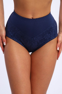 Трусы женские №45043 кулирка с лайкрой (р-ры: 48-52) синий