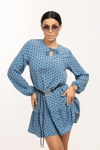 Платье женское 1707/10 ниагара (р-ры: 44-54) индиго