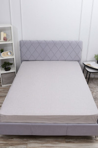 Простыня на резинке поплин "Темная ночь 2-компаньон"