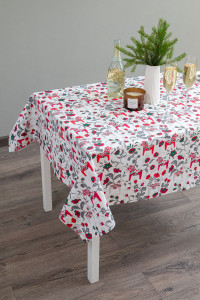 Скатерть рогожка "Городецкая лошадка"