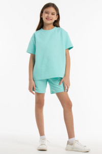 Костюм двойка детский М-11КД "Солнышко New" футер (р-ры: 30-34) тиффани