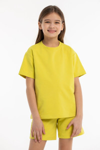 Костюм двойка детский М-11КД "Солнышко New" футер (р-ры: 30-34) лимонный