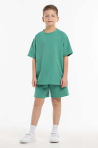 Костюм двойка детский М-11КД "Солнышко New" футер (р-ры: 30-34) малахит