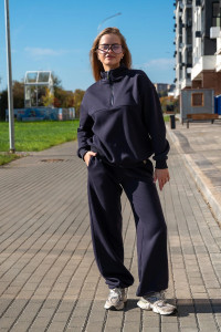 Костюм двойка женский "Скай" М-292К-7 интерсофт (р-ры: 44-54) графит