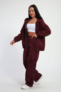 Костюм двойка женский К3133 футер 3-х нитка с начесом варенка "Винтаж" (р-ры: 48-62)