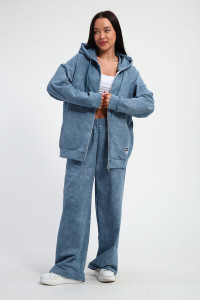 Костюм двойка женский К1358.7 футер 2-х нитка (р-ры: 48-62)