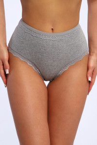 Трусы женские №28602 лапша (р-ры: 48-52) серый