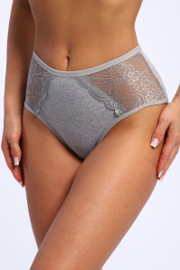 Трусы женские №28601 лапша (р-ры: 48-52) серый