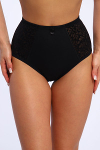 Трусы женские №28599 кулирка с лайкрой (р-ры: 50-54) черный