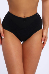 Трусы женские №28598 лапша (р-ры: 50-54) черный