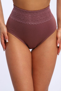 Трусы женские №28597 кулирка с лайкрой (р-ры: 54-56) сухая роза