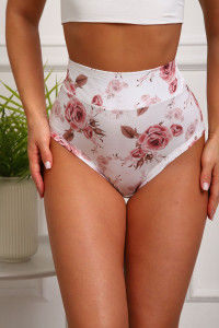 Трусы женские №64895 бамбук (р-ры: 58-62) белый