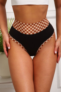 Трусы женские №64890 бамбук (р-ры: 50-54) черный