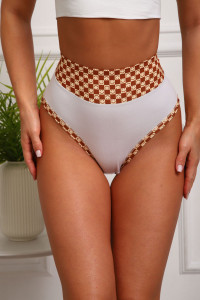 Трусы женские №64890 бамбук (р-ры: 50-54) белый