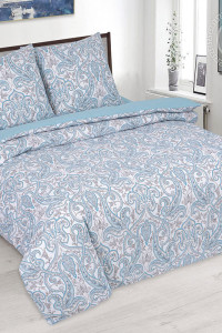 Постельное белье поплин на резинке "Арабеска" (последний размер) 1.5-сп.