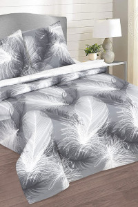 Постельное белье поплин на резинке "Возрождение" (последний размер) 1.5-сп.