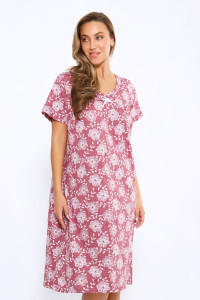 Сорочка женская №21005 кулирка (последний размер) розовый 56,58