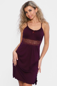 Сорочка женская "Ассоль премиум" вискоза (последний размер) темно-лиловый 56