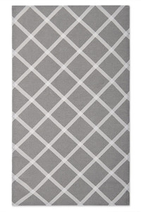 Полотенце кухонное "Радушная хозяйка" рогожка "Клетка грей" (последний размер) 35х60