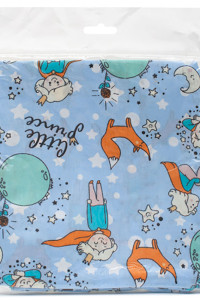 Простыня детская на резинке поплин "Маленький принц" (последний размер) 75х75х12