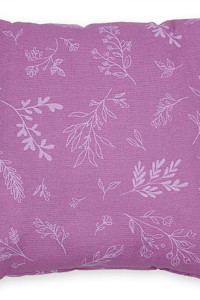 Подушка декоративная "Радушная хозяйка" рогожка "Ботаника" сирень (последний размер) 40х40