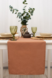 Дорожка декоративная "Цвет эмоций" саржа "Кэмел" (последний размер) 40х145