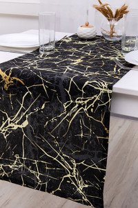 Дорожка декоративная "Радушная хозяйка" рогожка "Мрамор" (последний размер) 40х145