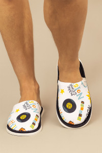 Тапки мужские "ММ" хлопок стрейч (р-ры: 40-47) Рок