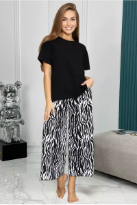 Костюм двойка женский С/15003 хлопок (р-ры: 44-54) зебра