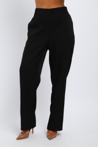 Брюки женские №31986 костюмная ткань (р-ры: 46-56) черный