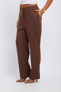 Брюки женские №31986 костюмная ткань (р-ры: 46-56) светло-коричневый