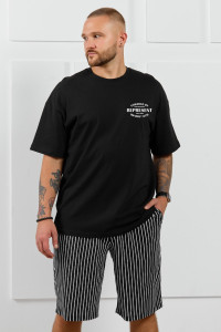 Костюм двойка мужской "Реванш-2" кулирка (р-ры: 48-58) черный