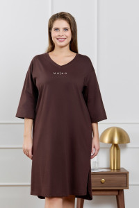 Туника женская "Сотерн" кулирка (р-ры: 48-58) шоколадный