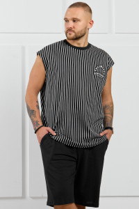 Майка мужская "Реванш-4" кулирка (р-ры: 48-58) полоса