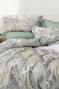 Постельное белье зима-лето поплин стеганый с окантовкой ЗЛПО29-1468