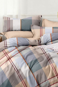 Постельное белье зима-лето поплин стеганый с окантовкой ЗЛПО29-1469