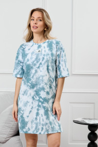 Туника женская "Улан-1" кулирка (р-ры: 42-52) петроль