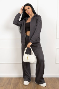 Костюм двойка женский 2128/1 глория (р-ры: 44-54) серый