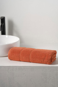 Полотенце махровое "Patterns" оранжевый