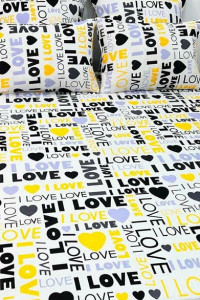 Постельное белье "Эко" бязь "Любовь"